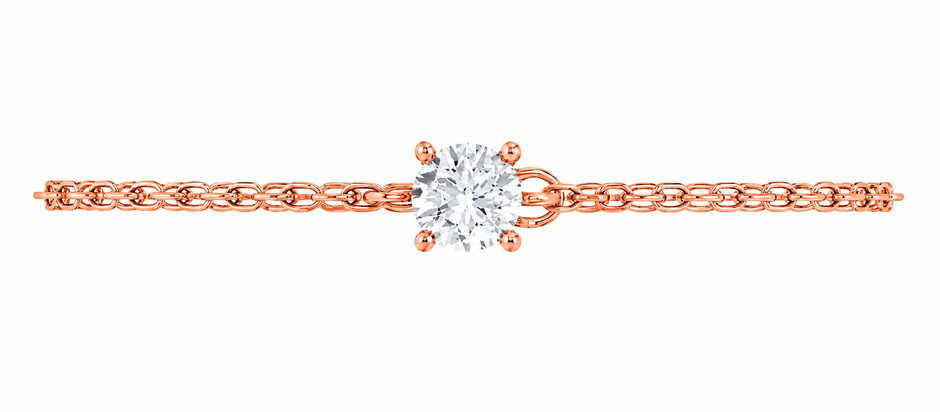 Celeste Solitaire Moissanite Bracelet