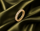 Eternelle Oval Moissanite Band Ring