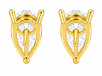 Amora Heart Moissanite Stud Earrings
