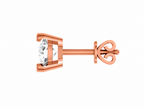 Eterna Oval Moissanite Stud Earrings