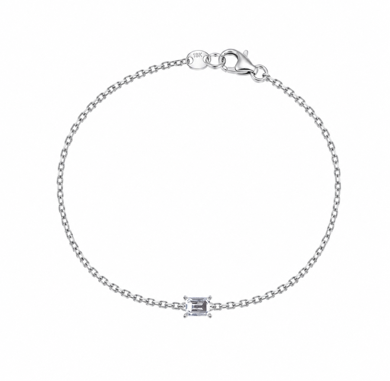 Rosé Éclat Moissanite Bracelet