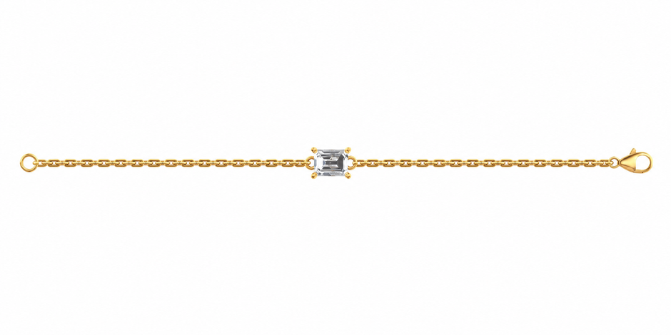 Rosé Éclat Moissanite Bracelet
