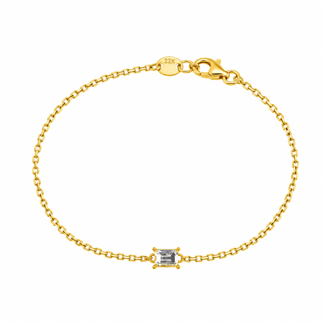 Rosé Éclat Moissanite Bracelet