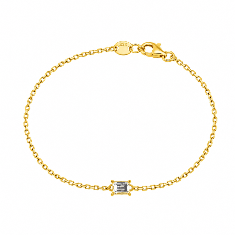 Rosé Éclat Moissanite Bracelet
