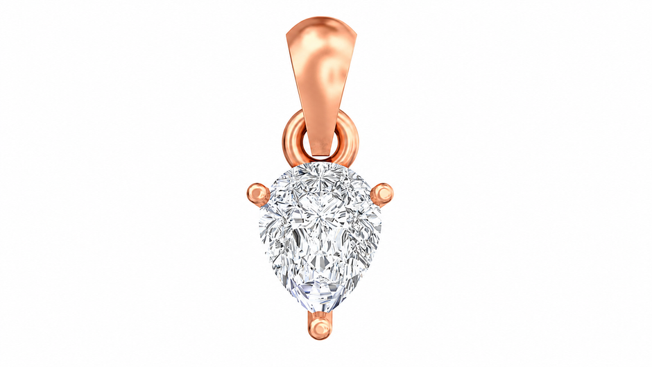 Solitaire Collection - Luna Solitaire Moissanite Pendant