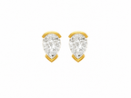 Seraphina Pear Moissanite Stud Earrings