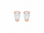 Seraphina Pear Moissanite Stud Earrings