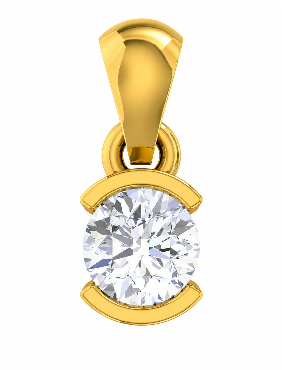 Solitaire Collection - Nova Embrace Moissanite Pendant