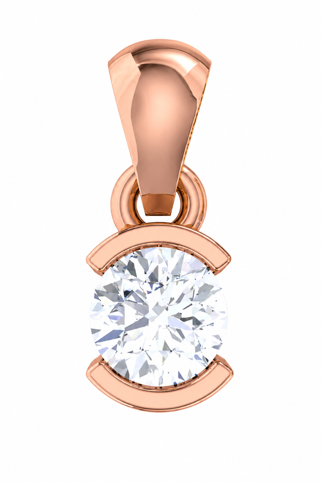 Solitaire Collection - Nova Embrace Moissanite Pendant