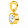 Solitaire Collection - Elysia Bezel Moissanite Pendant
