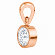 Solitaire Collection - Elysia Bezel Moissanite Pendant