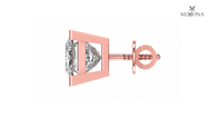 PRISM FRAME PRINCESS STUD EARRING