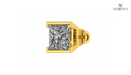 PRISM FRAME PRINCESS STUD EARRING