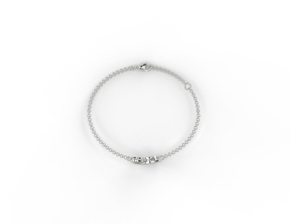 Solitaire Collection - Infinity Grace Chain Bracelet