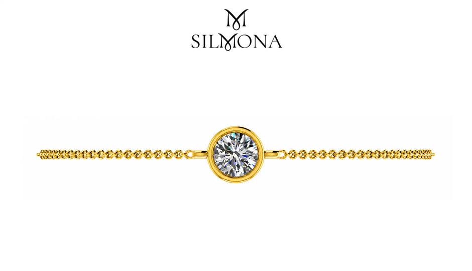 Aura Round Diamond Bracelet