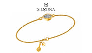 Aura Pear Diamond Bracelet