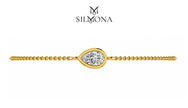 Aura Pear Diamond Bracelet