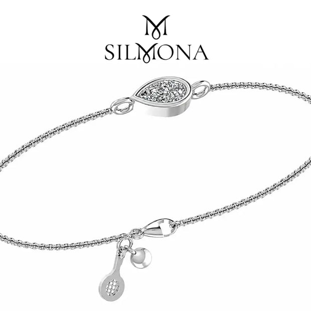Aura Pear Diamond Bracelet