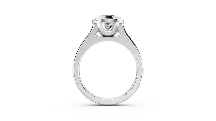 ROUND BEZEL SET SOLITAIRE RING