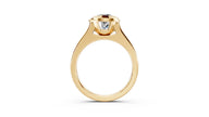 ROUND BEZEL SET SOLITAIRE RING