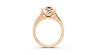 ROUND BEZEL SET SOLITAIRE RING