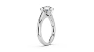 ROUND BEZEL SET SOLITAIRE RING