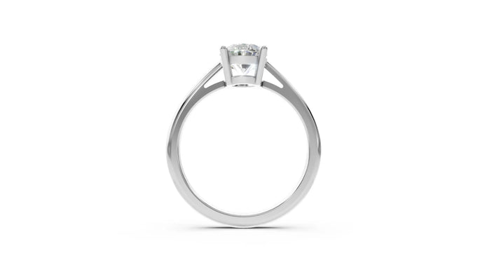 RADIANT OVAL SOLITAIRE RING