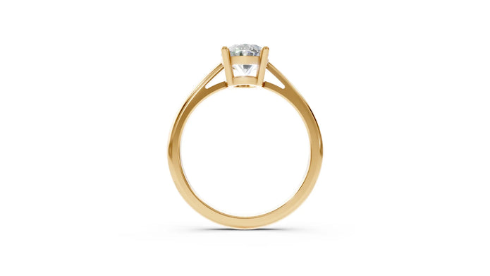 RADIANT OVAL SOLITAIRE RING