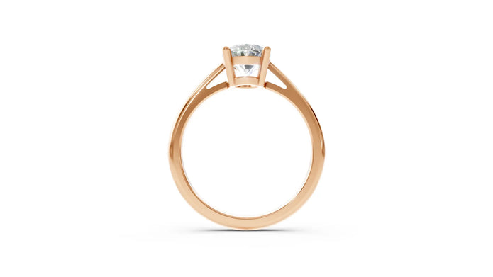 RADIANT OVAL SOLITAIRE RING