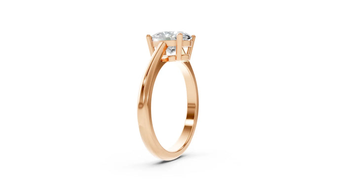RADIANT OVAL SOLITAIRE RING