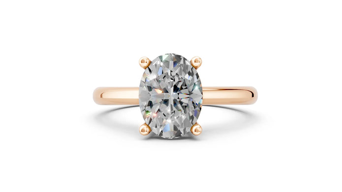 RADIANT OVAL SOLITAIRE RING